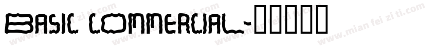 basic commercial字体转换